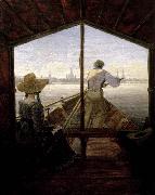 A Gondola on the Elbe near Dresden Carl Gustav Carus